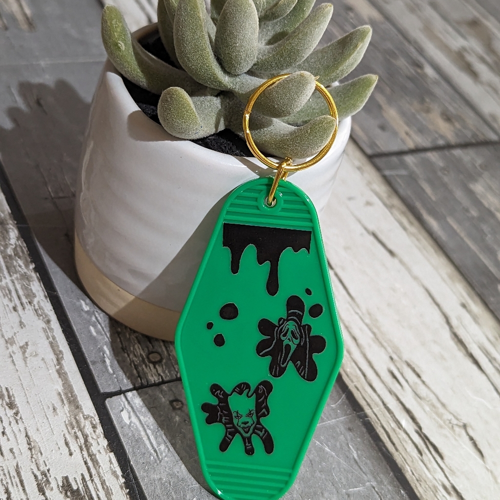 Horror Guys Retro Motel Keychain NEW!